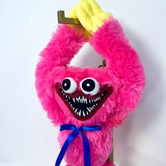 Huggy Wuggy Plush Toy Pink Lighting sound song Gift Stuffed animal - Picture 1 of 6